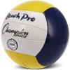 Champion Sports Official Synthetic Leather Volleyball(Blue/Yellow)
