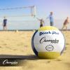 Champion Sports Official Synthetic Leather Volleyball(Blue/Yellow)