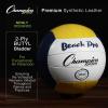 Champion Sports Official Synthetic Leather Volleyball(Blue/Yellow)