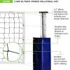 Champion Sports Official Volleyball Net Set – Multiple Styles(Olympic (32′ x 3 1/8′))