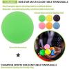 Champion Sports Ping Pong Balls 40mm – Durable ABS Plastic Table Tennis Balls for Practice, Training, Games, Recreational Play – Multiple Pack Sizes and Colors(Multi Color)