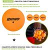 Champion Sports Ping Pong Balls 40mm – Durable ABS Plastic Table Tennis Balls for Practice, Training, Games, Recreational Play – Multiple Pack Sizes and Colors(Orange)
