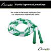 Champion Sports Plastic Segmented Jump Ropes – 7 to 16 ft Lengths – Fun, Durable Ropes for All Ages, Available in Multiple Color Options, Great for Cardiovascular Fitness & Rhythm(Multi (6 Feet))