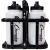 Champion Sports Plastic Water Bottle Set, Quart, Black
