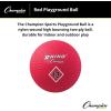 Champion Sports Playground Ball – High-Bounce 2-Ply Construction, Durable Red Ball for Throwing, Catching & Kicking – Multiple Sizes (5″, 6″, 7″, 10″, 13″, 16″)(13″ Diameter)