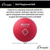 Champion Sports Playground Ball – High-Bounce 2-Ply Construction, Durable Red Ball for Throwing, Catching & Kicking – Multiple Sizes (5″, 6″, 7″, 10″, 13″, 16″)(16″ Diameter)
