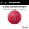 Champion Sports Playground Ball – High-Bounce 2-Ply Construction, Durable Red Ball for Throwing, Catching & Kicking – Multiple Sizes (5″, 6″, 7″, 10″, 13″, 16″)(16″ Diameter)