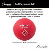 Champion Sports Playground Ball – High-Bounce 2-Ply Construction, Durable Red Ball for Throwing, Catching & Kicking – Multiple Sizes (5″, 6″, 7″, 10″, 13″, 16″)(6″ Diameter)