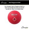 Champion Sports Playground Ball – High-Bounce 2-Ply Construction, Durable Red Ball for Throwing, Catching & Kicking – Multiple Sizes (5″, 6″, 7″, 10″, 13″, 16″)(7″ Diameter)