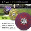Champion Sports Premium Rhino Skin Extreme Color Dodgeballs – Glow in the Dark, Color-Changing, and Spider Grip – Low Bounce Dodgeballs