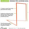 Champion Sports Pro & Collegiate Lacrosse Goal 6×6 ft Steel Frame for Men’s & Women’s Lacrosse, Training & Game Play(Orange Goal (No Net))