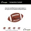 Champion Sports Pro & Composite Series Footballs – Water-Resistant Composite, Indoor/Outdoor, Official–Pee Wee Sizes(Composite (Junior Size))