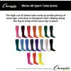 Champion Sports Rhino All Sport Socks – Machine Washable Sport Sock – for Baseball, Football, Soccer – Cushioned Tube Sock(Neon Yellow)