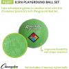 Champion Sports Rhino Playground Ball Set, 8.5″D -Two-Ply, Nylon Wound – Set of 6 Colors