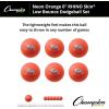 Champion Sports® Rhino Skin® Low Bounce Dodgeball Sets & Singles for Playground, PE, Backyard & League Games – Team Sports Equipment for Youth & Adults(Neon Orange)