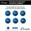 Champion Sports® Rhino Skin® Low Bounce Dodgeball Sets & Singles for Playground, PE, Backyard & League Games – Team Sports Equipment for Youth & Adults(Neon Blue)