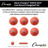 Champion Sports® Rhino Skin® Low Bounce Dodgeball Sets & Singles for Playground, PE, Backyard & League Games – Team Sports Equipment for Youth & Adults(Neon Orange)