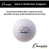 Champion Sports® Rhino Skin® Low Bounce Dodgeball Sets & Singles for Playground, PE, Backyard & League Games – Team Sports Equipment for Youth & Adults(White)