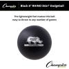 Champion Sports® Rhino Skin® Low Bounce Dodgeball Sets & Singles for Playground, PE, Backyard & League Games – Team Sports Equipment for Youth & Adults(Black)