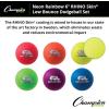 Champion Sports® Rhino Skin® Low Bounce Dodgeball Sets & Singles for Playground, PE, Backyard & League Games – Team Sports Equipment for Youth & Adults(Neon Rainbow)