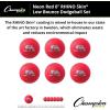 Champion Sports® Rhino Skin® Low Bounce Dodgeball Sets & Singles for Playground, PE, Backyard & League Games – Team Sports Equipment for Youth & Adults(Neon Red)