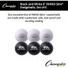 Champion Sports® Rhino Skin® Low Bounce Dodgeball Sets & Singles for Playground, PE, Backyard & League Games – Team Sports Equipment for Youth & Adults(Black & White)