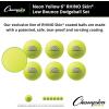 Champion Sports® Rhino Skin® Low Bounce Dodgeball Sets & Singles for Playground, PE, Backyard & League Games – Team Sports Equipment for Youth & Adults(Neon Yellow)