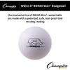 Champion Sports® Rhino Skin® Low Bounce Dodgeball Sets & Singles for Playground, PE, Backyard & League Games – Team Sports Equipment for Youth & Adults(White)