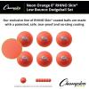 Champion Sports® Rhino Skin® Low Bounce Dodgeball Sets & Singles for Playground, PE, Backyard & League Games – Team Sports Equipment for Youth & Adults(Neon Orange)