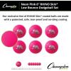Champion Sports® Rhino Skin® Low Bounce Dodgeball Sets & Singles for Playground, PE, Backyard & League Games – Team Sports Equipment for Youth & Adults(Neon Pink)