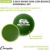 Champion Sports® Rhino Skin® Low Bounce Dodgeball Sets & Singles for Playground, PE, Backyard & League Games – Team Sports Equipment for Youth & Adults(Assorted)