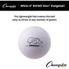 Champion Sports® Rhino Skin® Low Bounce Dodgeball Sets & Singles for Playground, PE, Backyard & League Games – Team Sports Equipment for Youth & Adults(White)