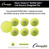 Champion Sports® Rhino Skin® Low Bounce Dodgeball Sets & Singles for Playground, PE, Backyard & League Games – Team Sports Equipment for Youth & Adults(Neon Yellow)
