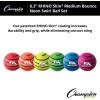 Champion Sports Rhino Skin Medium Bounce Dodgeballs(6.3″ Set of 6 – Neon Swirl)