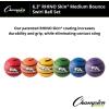 Champion Sports Rhino Skin Medium Bounce Dodgeballs(6.3″ Set of 6 – Swirl)