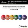 Champion Sports Rhino Skin Medium Bounce Dodgeballs(6.3″ Set of 6 – Swirl)