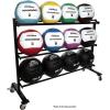 Champion Sports Rhino Slam Ball, 4-30 lb. Non-Slip Grip, Weightlifting, Crossfit, Home Gym, Fitness, 14″ Diameter Balls, Optional Storage Rack/Tree Sold Separately(Three Tier Storage Rack)