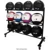 Champion Sports Rhino Slam Ball, 4-30 lb. Non-Slip Grip, Weightlifting, Crossfit, Home Gym, Fitness, 14″ Diameter Balls, Optional Storage Rack/Tree Sold Separately(Three Tier Storage Rack)