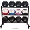Champion Sports Rhino Slam Ball, 4-30 lb. Non-Slip Grip, Weightlifting, Crossfit, Home Gym, Fitness, 14″ Diameter Balls, Optional Storage Rack/Tree Sold Separately(Three Tier Storage Rack)