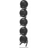 Champion Sports Rhino Slam Ball, 4-30 lb. Non-Slip Grip, Weightlifting, Crossfit, Home Gym, Fitness, 14″ Diameter Balls, Optional Storage Rack/Tree Sold Separately(U-Ring Single Storage Tree)