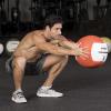 Champion Sports Rhino Slam Ball, 4-30 lb. Non-Slip Grip, Weightlifting, Crossfit, Home Gym, Fitness, 14″ Diameter Balls, Optional Storage Rack/Tree Sold Separately(25 LBS)