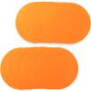 Champion Sports Round Poly Spot Markers for Sports, Activities, and Social Distancing – 10-inch, Set of 12 – Orange(9-Inch)