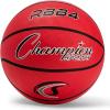 Champion Sports® Rubber Basketballs – Heavy Duty Pro-Style, Indoor/Outdoor Use, Premium Basketball Equipment for Physical Education, Various Sizes & Colors (Size 3, 5, 6, 7)(Red)