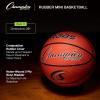 Champion Sports® Rubber Basketballs – Heavy Duty Pro-Style, Indoor/Outdoor Use, Premium Basketball Equipment for Physical Education, Various Sizes & Colors (Size 3, 5, 6, 7)(Orange)