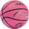 Champion Sports® Rubber Basketballs – Heavy Duty Pro-Style, Indoor/Outdoor Use, Premium Basketball Equipment for Physical Education, Various Sizes & Colors (Size 3, 5, 6, 7)(Pink)