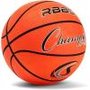 Champion Sports® Rubber Basketballs – Heavy Duty Pro-Style, Indoor/Outdoor Use, Premium Basketball Equipment for Physical Education, Various Sizes & Colors (Size 3, 5, 6, 7)(Orange)