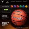 Champion Sports® Rubber Basketballs – Heavy Duty Pro-Style, Indoor/Outdoor Use, Premium Basketball Equipment for Physical Education, Various Sizes & Colors (Size 3, 5, 6, 7)(Red)
