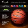 Champion Sports® Rubber Basketballs – Heavy Duty Pro-Style, Indoor/Outdoor Use, Premium Basketball Equipment for Physical Education, Various Sizes & Colors (Size 3, 5, 6, 7)(Blue)
