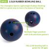 Champion Sports Rubber Bowling Ball(Blue/Red)