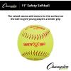 Champion Sports Saftey Softballs(Optic Yellow)